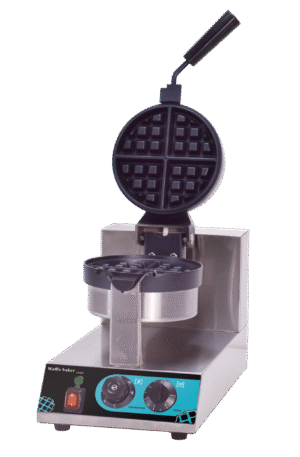Rotation 1-Plate Round Waffle Baker